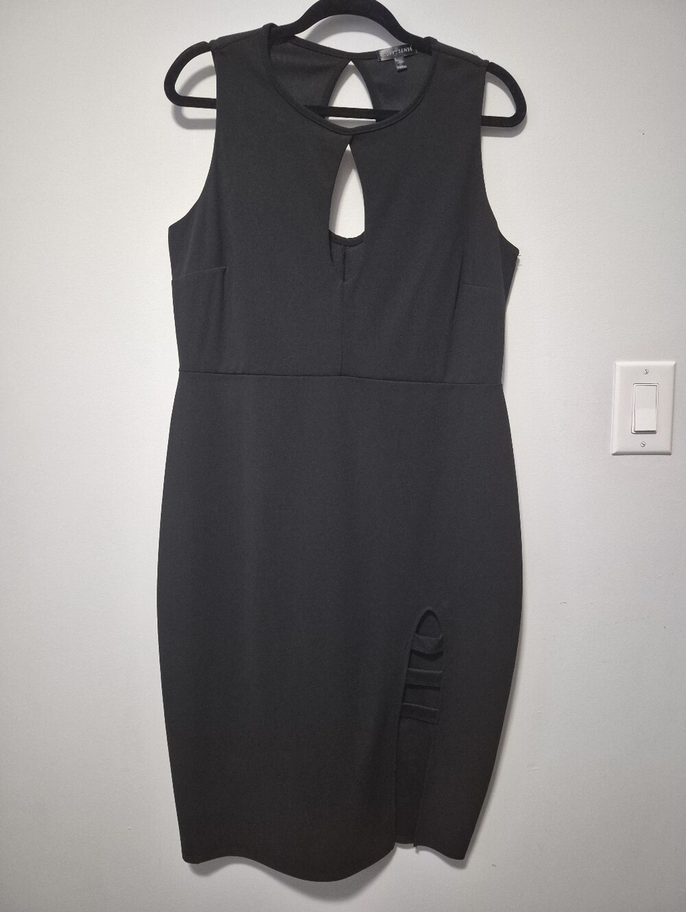 Sheath Dress With Cutouts, Plus Size 2X